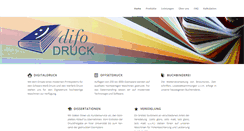 Desktop Screenshot of difo-druck.de